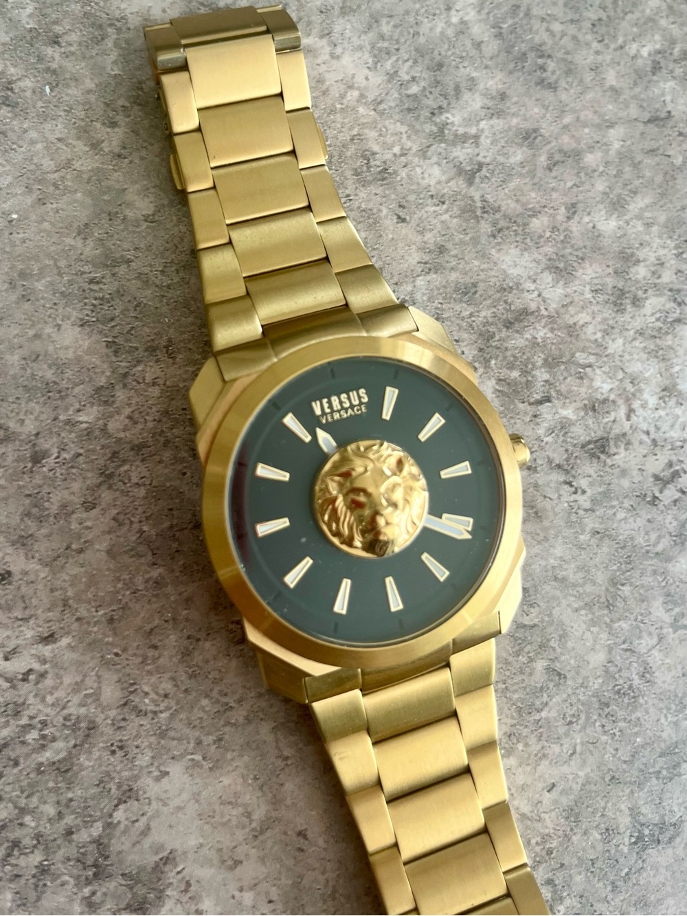 Versus by Versace Gold and Black Men's Watch with Original Case